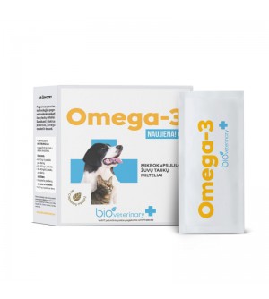 BioVeterinary Omega 3 maisto papildas augintiniams