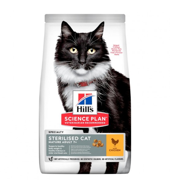 Hills Sp Feline Sterilised Mature Cat sausas maistas katėms