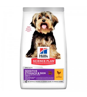 Hill&39s SP Canine Adult Small &amp Miniature Sensitive Skin &amp Stomach