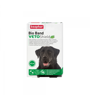 Beaphar Veto Shield Bio Band Dog antkaklis nuo blusų ir erkių šunims