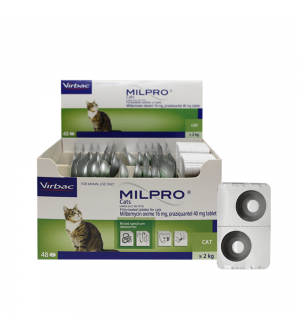 MILPRO 16 mg/40 mg, plėvele dengtos tabletės katėms, N1