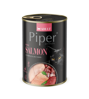 Piper konservai su lašiša katėms