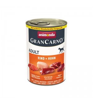 Animonda Gran Carno Adult konservai šunims su jautiena ir vištiena