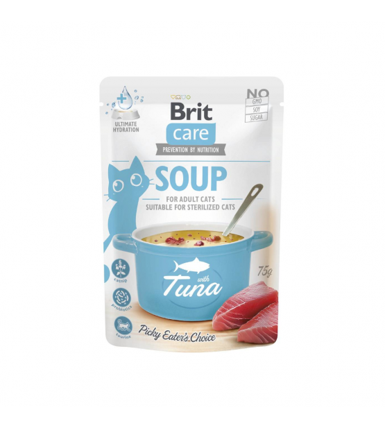 Brit Care Cat Soup sriuba su tunu katėms