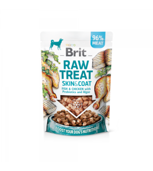 Brit Raw Treat Skin & Coat skanėstai šunims