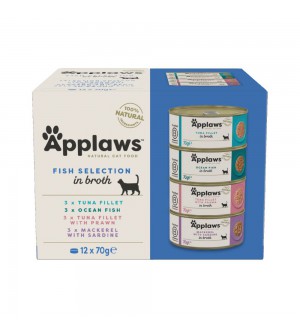 Konservai applaws cat chicken and fish multipack