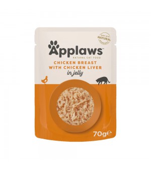 Applaws Cat Chicken with Liver pouch in jelly