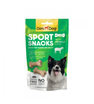 GimDog Sport Snack skanėstai su ėriena šunims